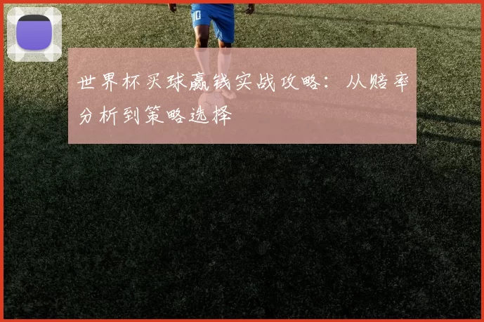 世界杯买球赢钱实战攻略:从赔率分析到策略选择