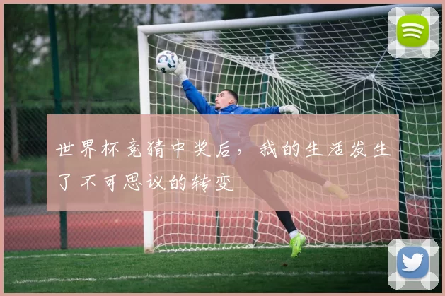 世界杯竞猜中奖后，我的生活发生了不可思议的转变